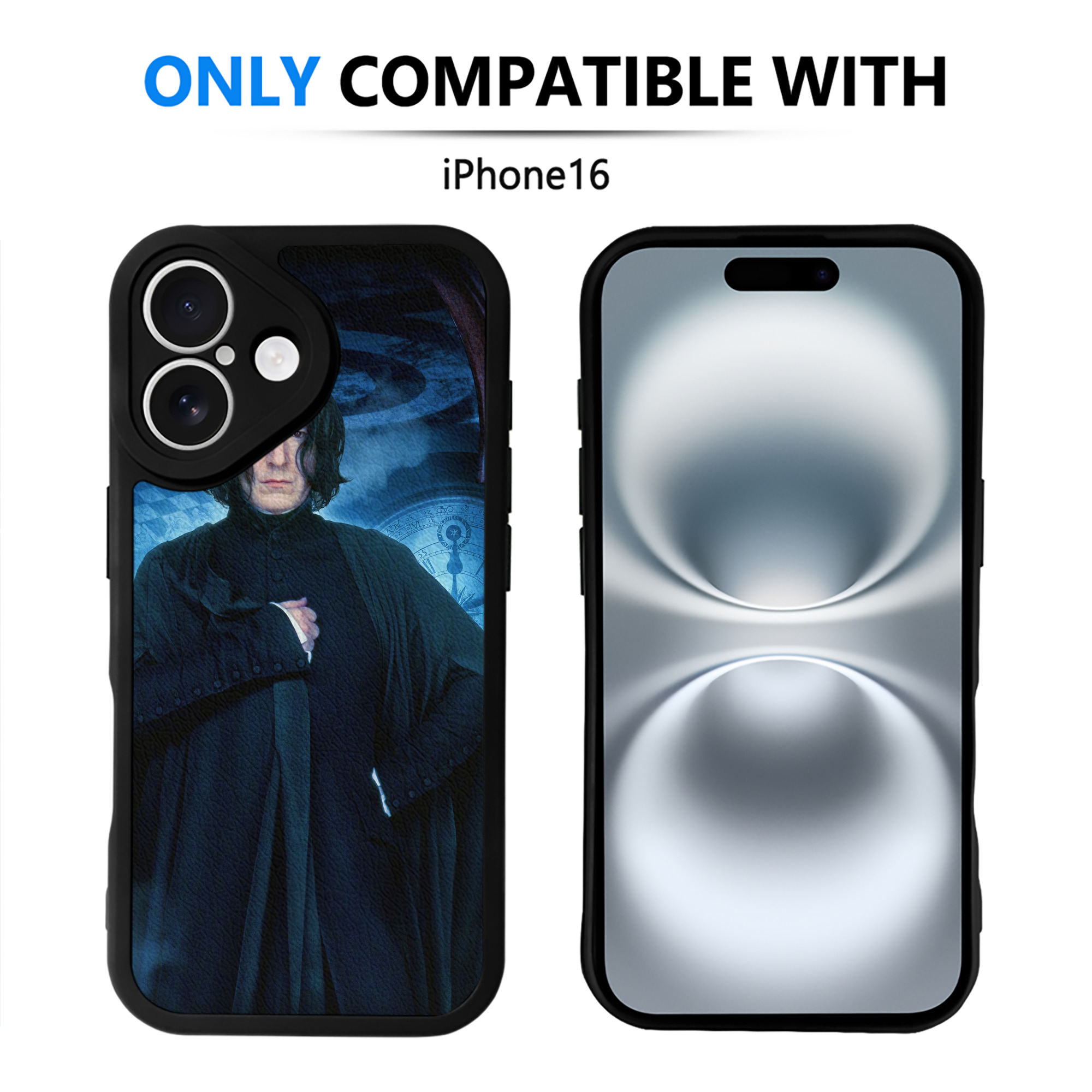（画像用） Harry Potter ハリー・ポッターシリーズ 【iPhone 16シリーズ対応】シリコンスマホケース（レザー調） 材質：シリコン